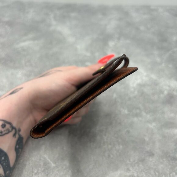 Louis Vuitton Monogram Etui Palm Cover Dark Brown Coated Canvas - Picture 11 of 16